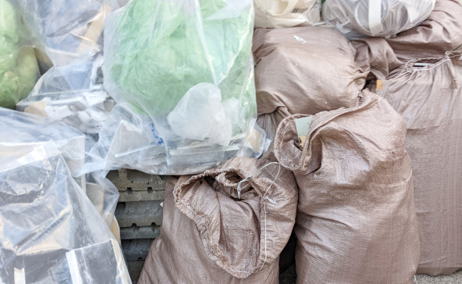 不要品等の処理